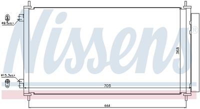 Радиатор кондиционера NISSENS 940140