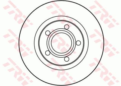 Диск тормозной TRW DF2806
