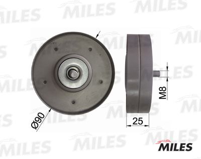 Ролик ремня приводного Miles AG03118