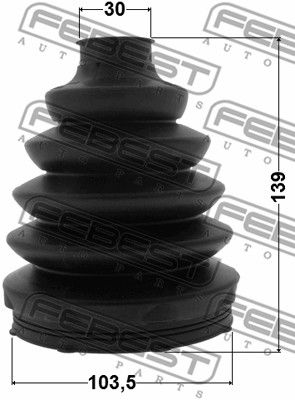 Пыльник ШРУС наружный комплект QUATTRO FRENI QF31C00042