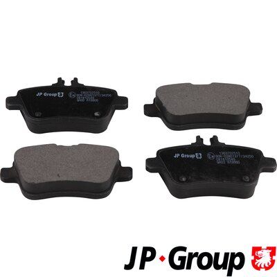 Колодки тормозные задние JP Group 1363702510