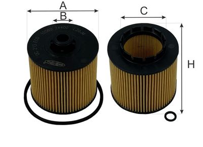 Фильтр масляный METACO 1020236