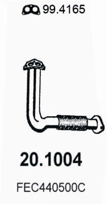Глушитель средняя часть POLMOSTROW 13183