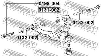 Болт крепления рычага подвески TOYOTA 9011914071