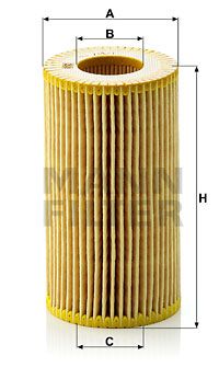 Фильтр масляный MANN-FILTER HU7181N