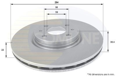 Диск тормозной передний ALLIED NIPPON ADC1810V