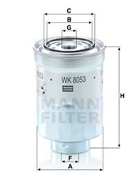 Фильтр топливный MANN-FILTER WK8053Z