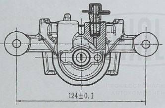 Суппорт тормозной задний левый TRIALLI CF084705