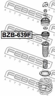Подшипник передней опоры амортизатора FEBEST BZB639F