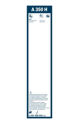 Щетка стеклоочистителя задняя бескаркасная BOSCH 3397008054