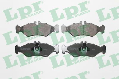 Колодки тормозные задние LPR 05P1614