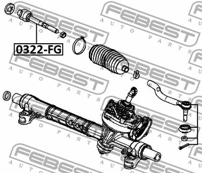 Тяга рулевая FEBEST 0322FG