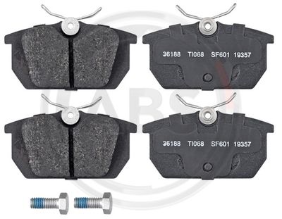 Колодки тормозные дисковые задние BOSCH 0986491030