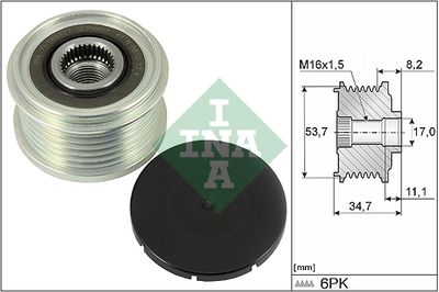 Шкив генератора LUK 535032710