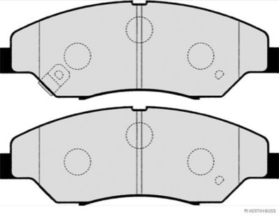 Колодки тормозные дисковые PMC PKB014