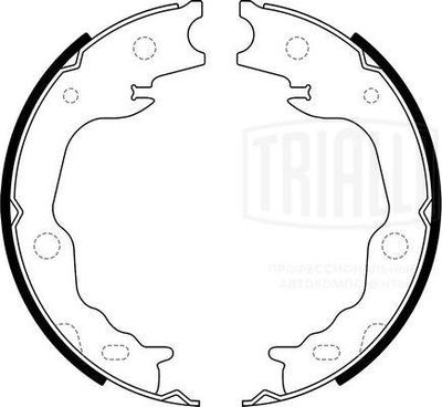 Колодки стояночного тормоза TRIALLI GF4415