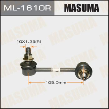 Стойка стабилизатора переднего правая Masuma ML1610R