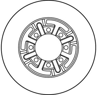 Диск тормозной TRW DF2787