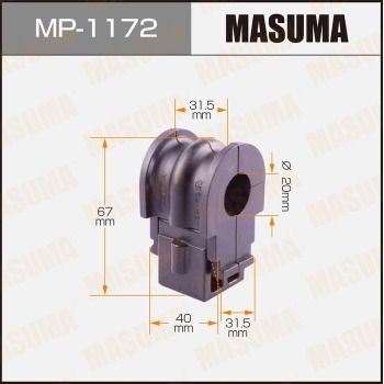 Втулка стабилизатора переднего Masuma MP1172