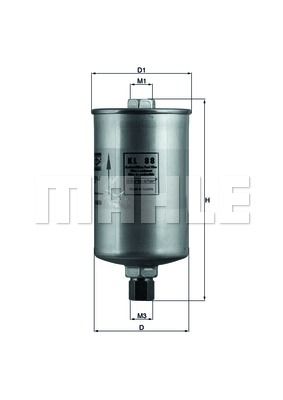 Фильтр топливный MAHLE KL88