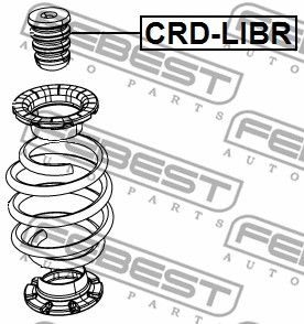 Отбойник амортизатора заднего FEBEST CRDLIBR