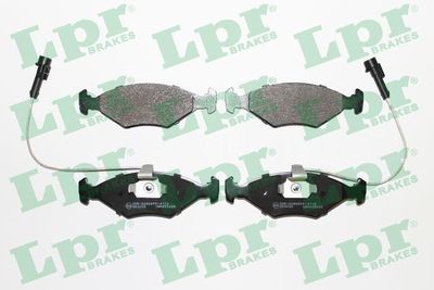 Колодки тормозные передние LPR 05P680