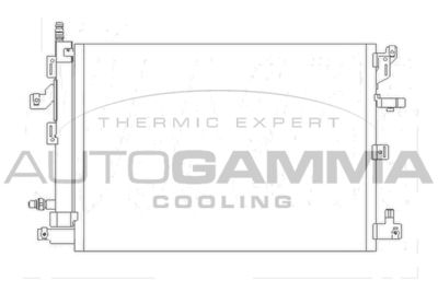 Радиатор кондиционера TERMAL 1040089