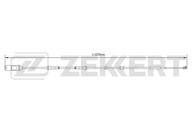 Датчик износа тормозных колодок Zekkert BS8102