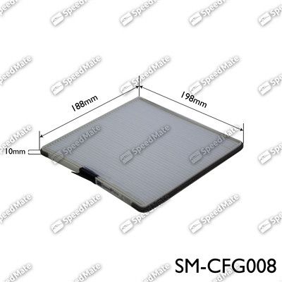Фильтр салона SPEEDMATE SMCFG008