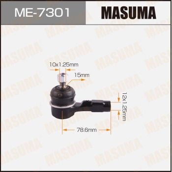 Наконечник рулевой Masuma ME7301