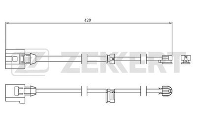 Датчик износа тормозных колодок Zekkert BS8045