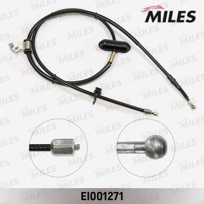 Трос стояночного тормоза правый Miles EI001271