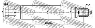 Амортизатор задний FEBEST 10556698R