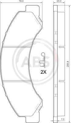 Колодки тормозные дисковые AVANTECH AV1046