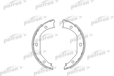 Колодки тормозные барабанные PATRON PSP585
