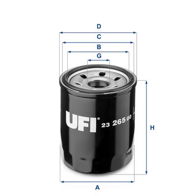 Фильтр масляный UFI 2326500