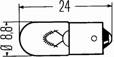 Лампа HELLA 8GP002068241