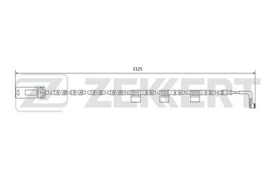 Датчик износа тормозных колодок Zekkert BS8072