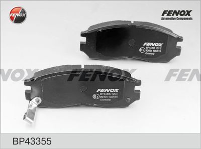 Колодки тормозные дисковые FENOX BP43355