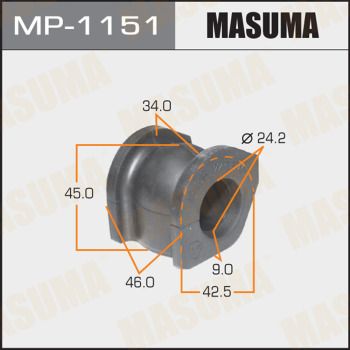 Втулка стабилизатора переднего Masuma MP1151