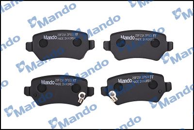 Колодки тормозные задние Mando MPK41
