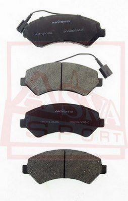 Колодки тормозные дисковые передние AKYOTO AKD13106