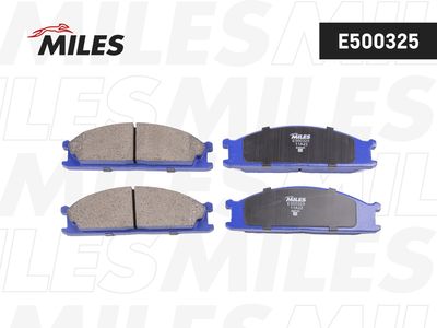 Колодки тормозные передние Miles E500325