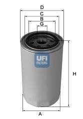 Фильтр масляный UFI 2344000