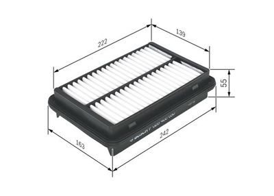Фильтр воздушный BOSCH F026400090