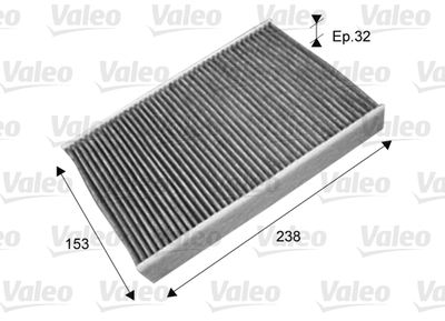 Фильтр салона угольный VALEO 715722