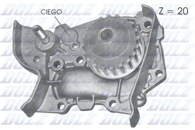 Насос водяной DOLZ R214