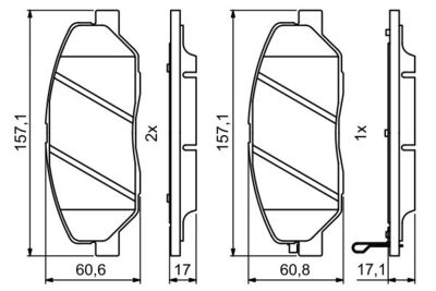 Колодки тормозные дисковые передние PILENGA FDP3306