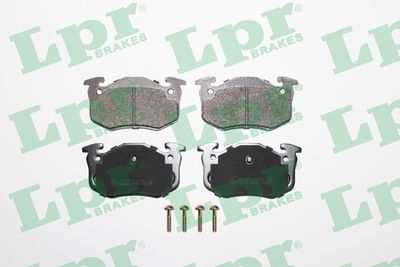 Колодки тормозные дисковые LPR 05P801