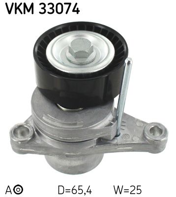 Ролик поликлинового ремня натяжной SKF VKM33074